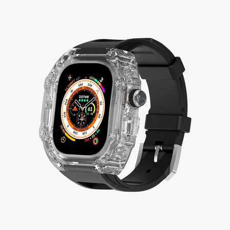 Luxury Richard Transparent Case - Black - The Digital Hub
