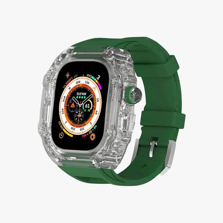 Luxury Richard Transparent Case - Green - The Digital Hub