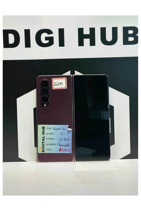 Samsung Z Fold 4 12Gb | 512Gb Burgundy - Product Id - 26399 - Pre-Owned - The Digital Hub