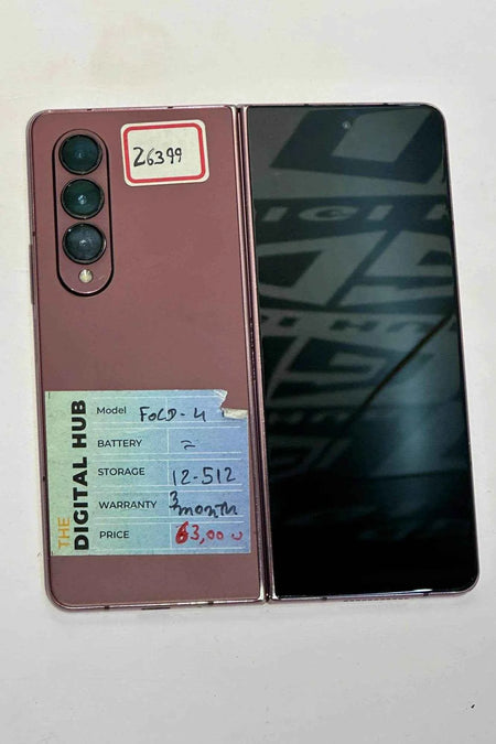 Samsung Z Fold 4 12Gb | 512Gb Burgundy - Product Id - 26399 - Pre-Owned - The Digital Hub