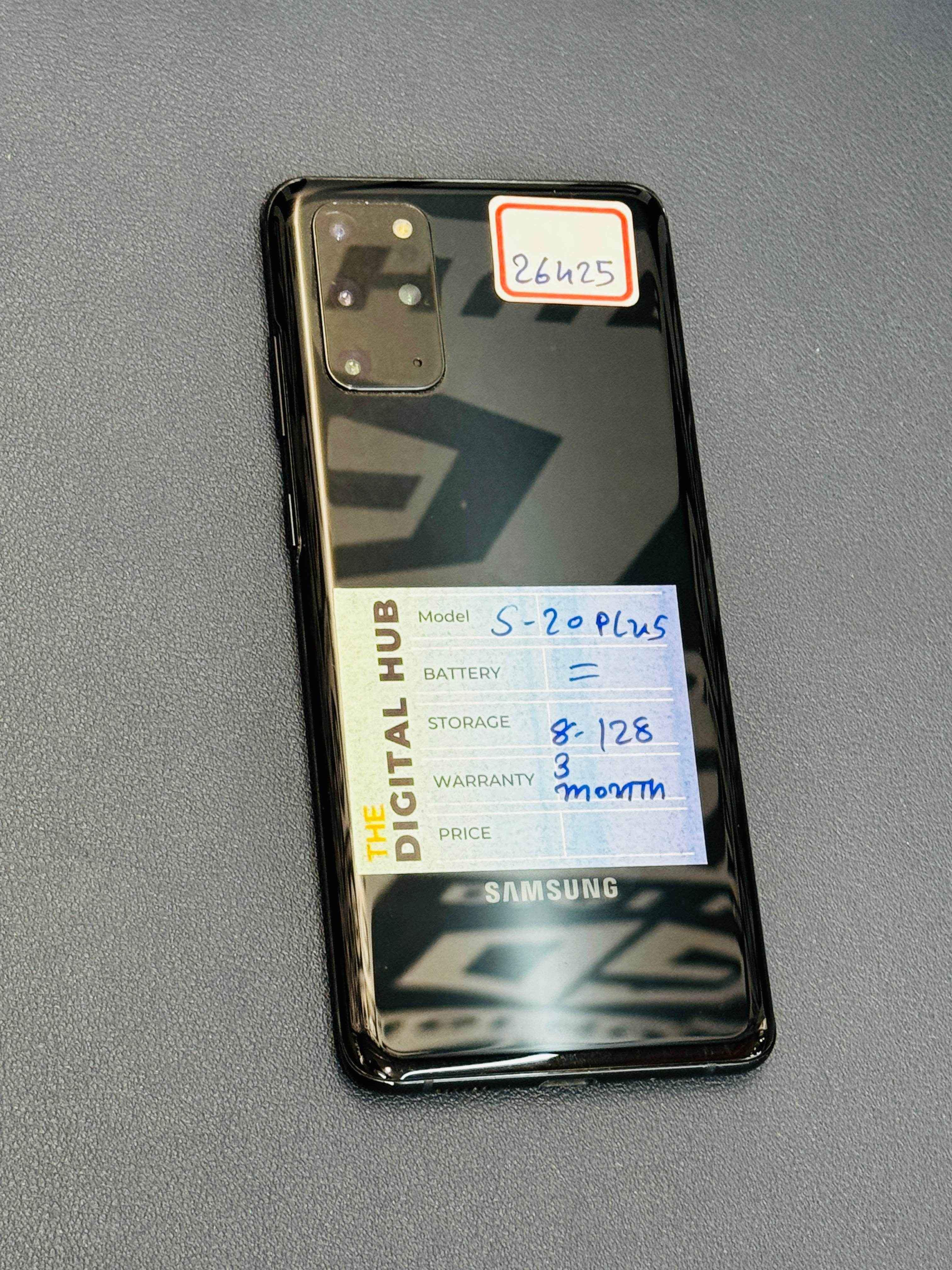 Samsung S20 Plus 8-128Gb Black - Product Id - 26425 - Pre-Owned - The Digital Hub
