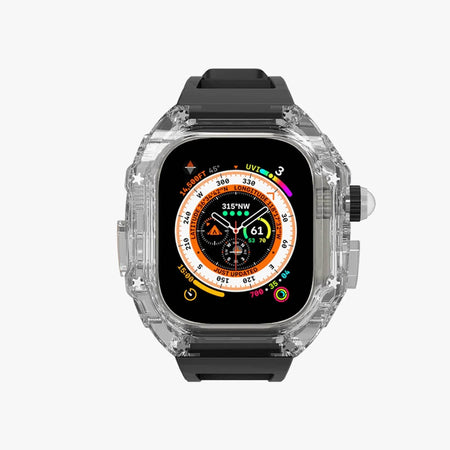 Luxury Richard Transparent Case - Black - The Digital Hub