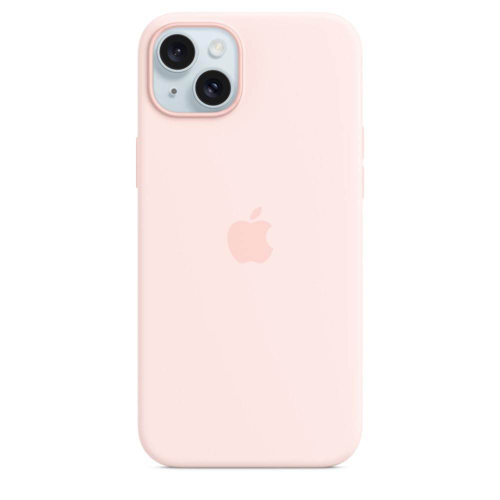 Apple iPhone 15 Plus Silicone Case with MagSafe - Light Pink - The Digital Hub