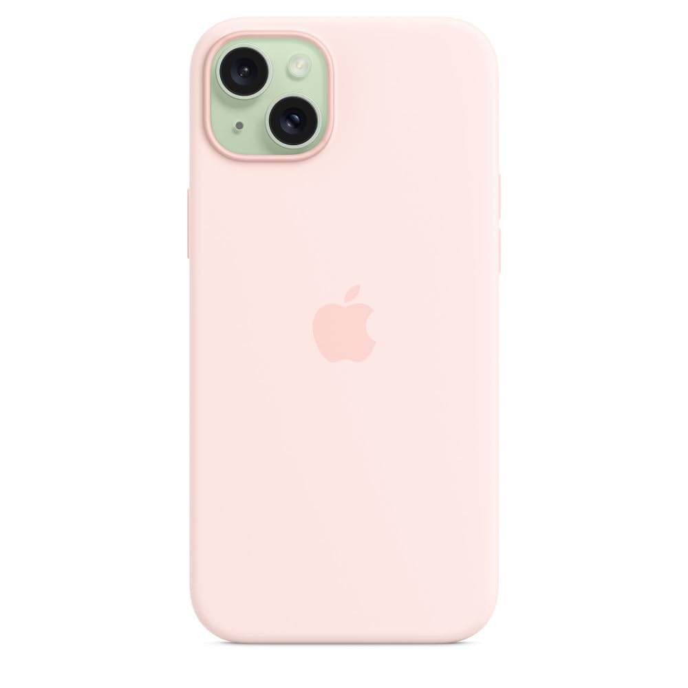 Apple iPhone 15 Plus Silicone Case with MagSafe - Light Pink - The Digital Hub