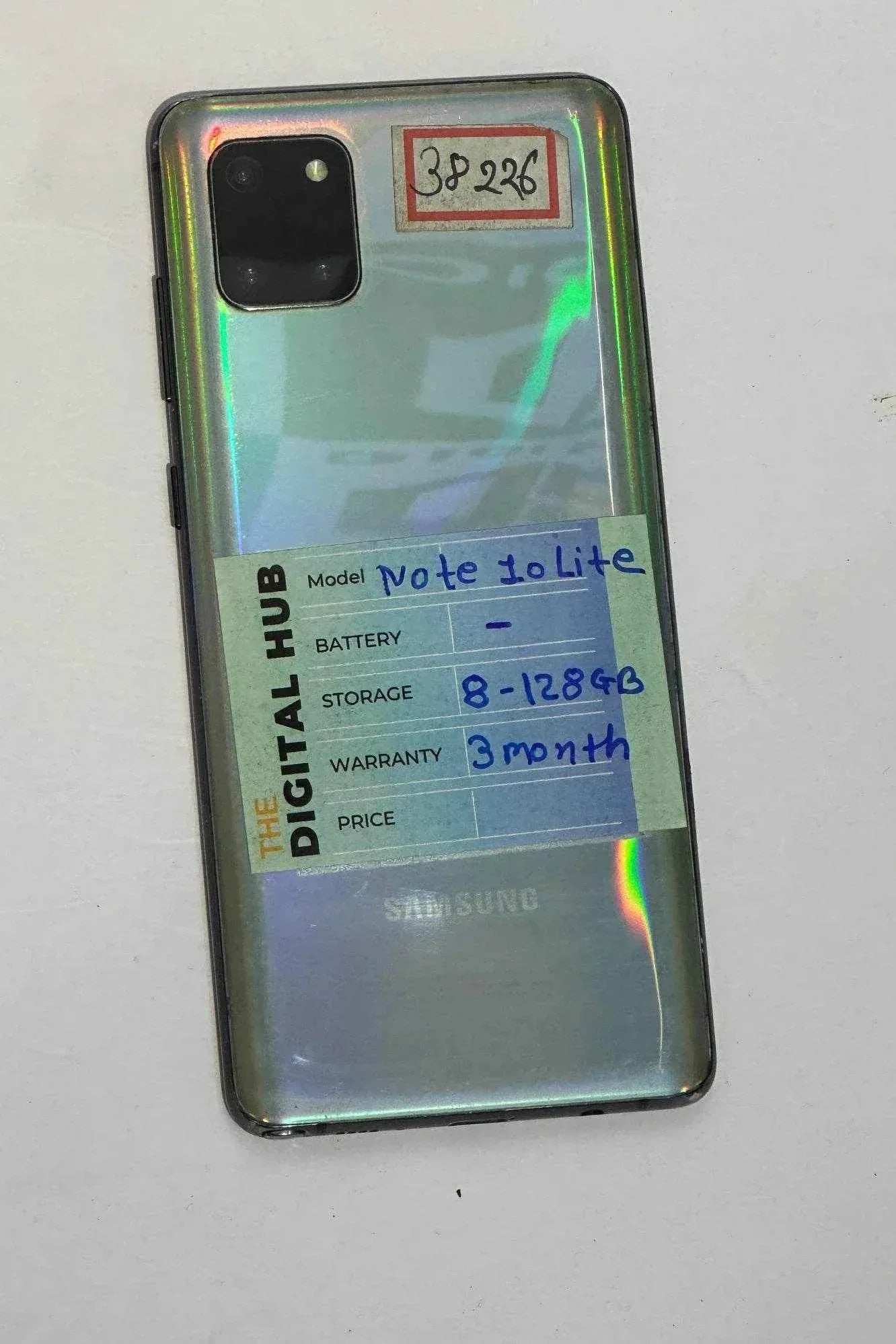 Samsung Note 10 Lite 128Gb Aura Glow - Product Id - 38226 - Pre-Owned - The Digital Hub