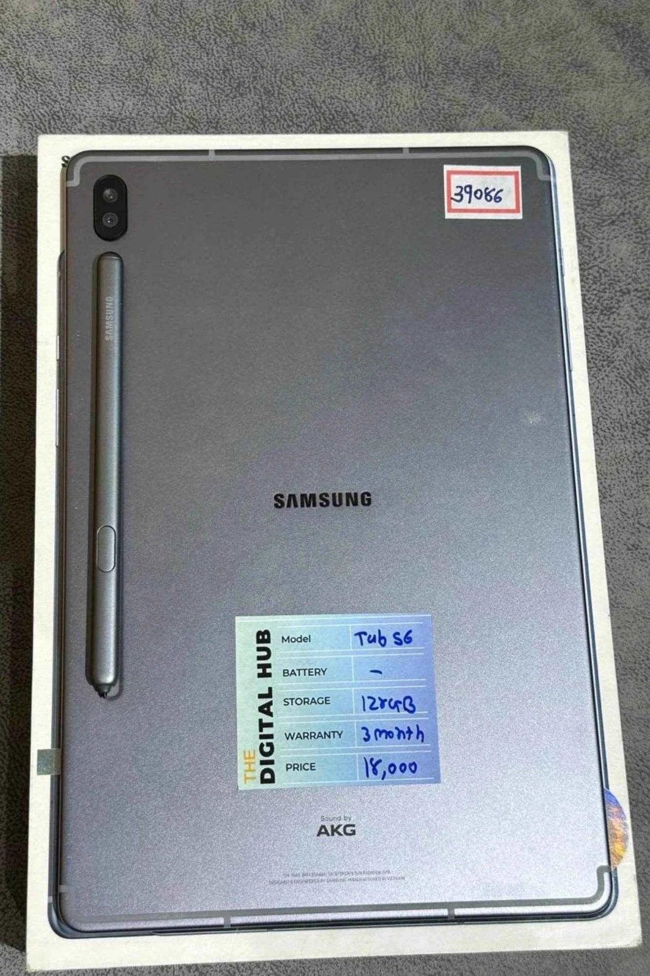 Samsung Tab S6 128Gb Gray - Product Id - 39086 - Pre-Owned - The Digital Hub