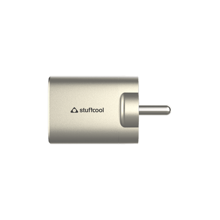 Stuffcool Novus 33W Gan Charger With Titanium Finish - The Digital Hub