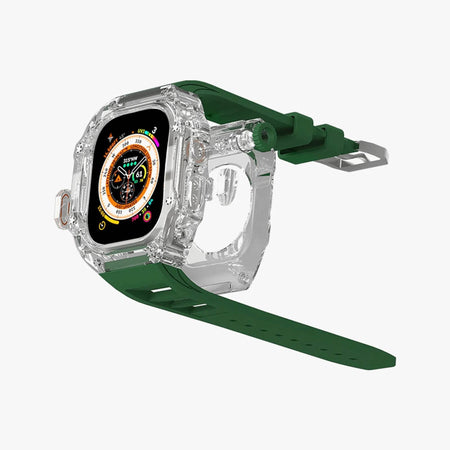 Luxury Richard Transparent Case - Green - The Digital Hub
