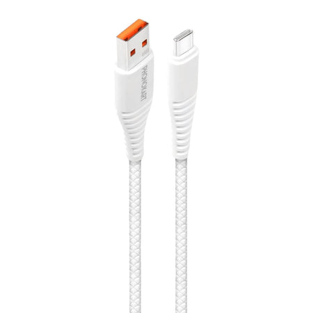 Phonokart Type C 60W Hypercharge Cable, 6A Fast Charging Cable With Up To 480 Mbps High-Speed Data Transfer & Sync Cord Compatible With All Smartphones And Devices (Compatible With Usb, Type C, White) - The Digital Hub