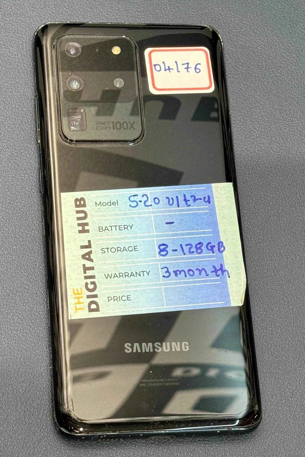 Samsung S20 Ultra 128Gb Black - Product ID - 4176 - Pre-Owned