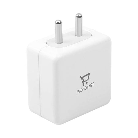 Phonokart Qualcomm 3.0 Fast Charger With Type C Cable For Samsung Oppo Vivo Mi Realme(Type C Cable) - The Digital Hub