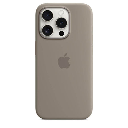 Apple iPhone 15 Pro Silicone Case With Magsafe - Clay - The Digital Hub