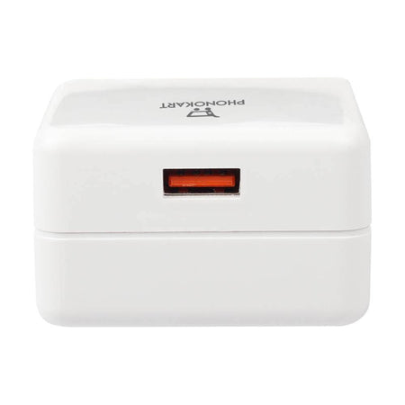 Phonokart Qualcomm 3.0 Fast Charger With Type C Cable For Samsung Oppo Vivo Mi Realme(Type C Cable) - The Digital Hub