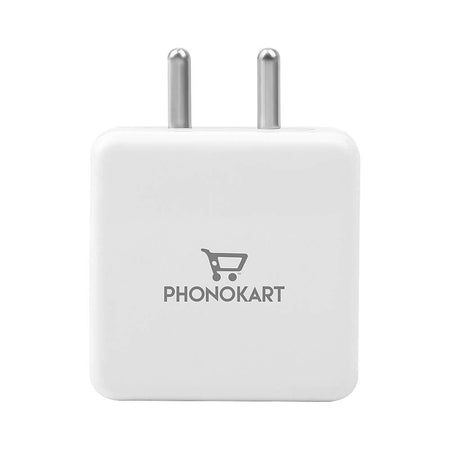 Phonokart Qualcomm 3.0 Fast Charger With Type C Cable For Samsung Oppo Vivo Mi Realme(Type C Cable) - The Digital Hub