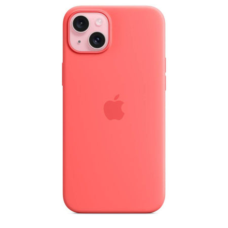 Apple iPhone 15 Plus Silicone Case With Magsafe - Guava - The Digital Hub