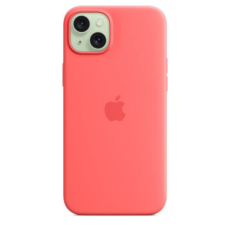 Apple iPhone 15 Plus Silicone Case With Magsafe - Guava - The Digital Hub