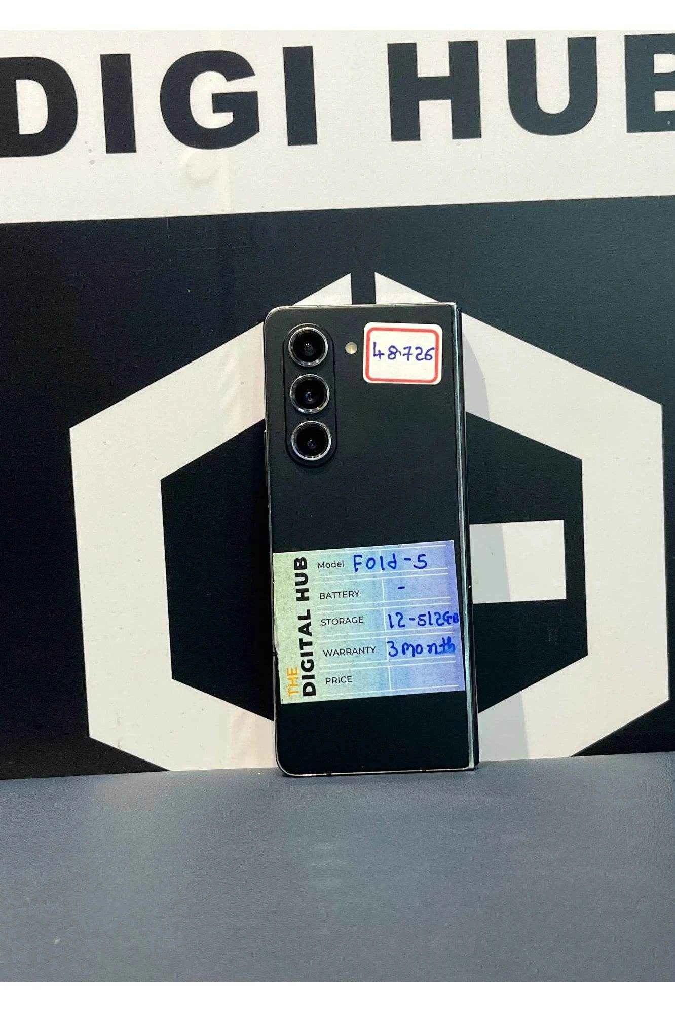 Samsung Fold 5 12-512Gb Black - Product Id - 48726 - Pre-Owned - The Digital Hub