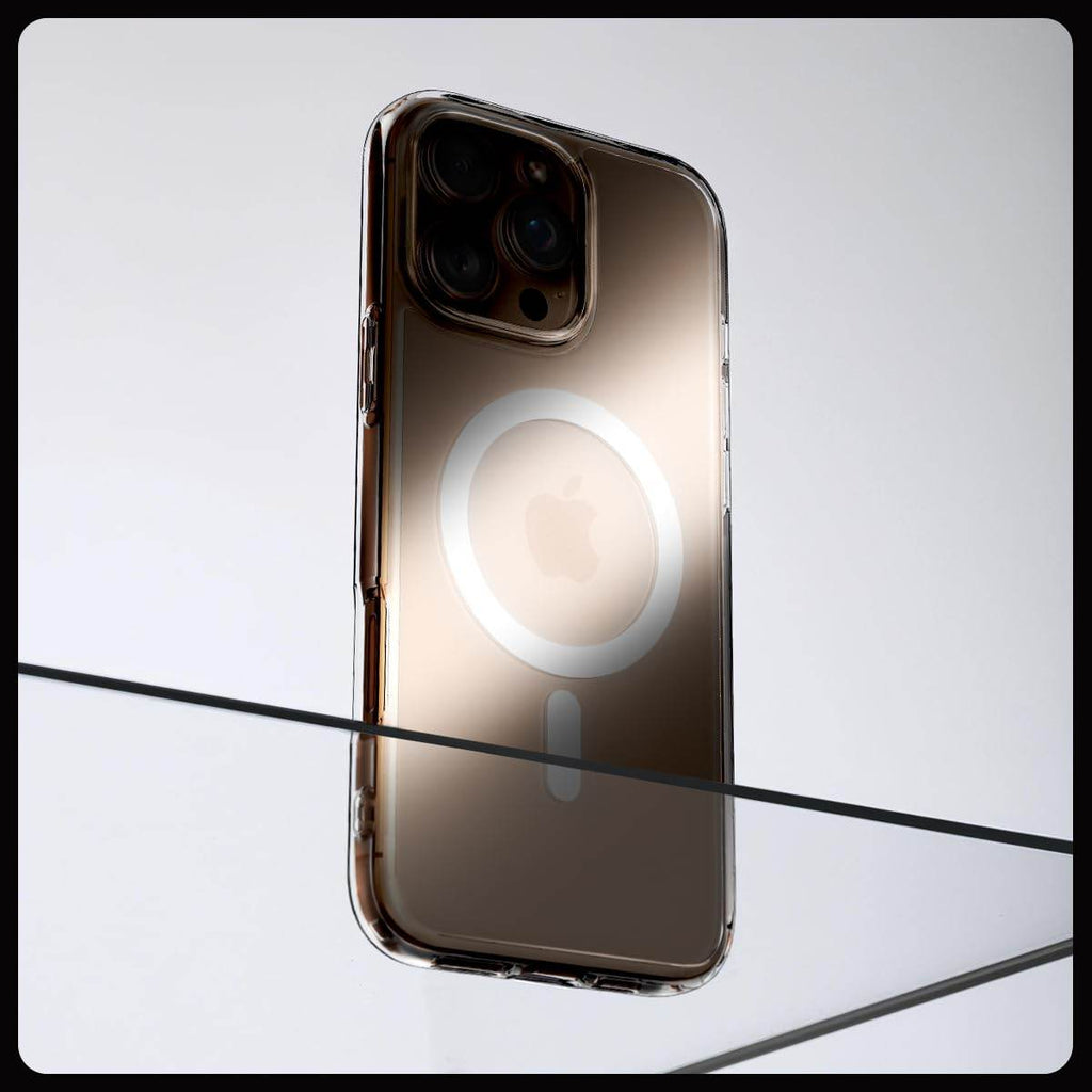 Spigen Ultra Hybrid Magfit Back Cover Case Compatible with iPhone 16 Pro Max (TPU + Poly Carbonate | Frost Clear) - The Digital Hub