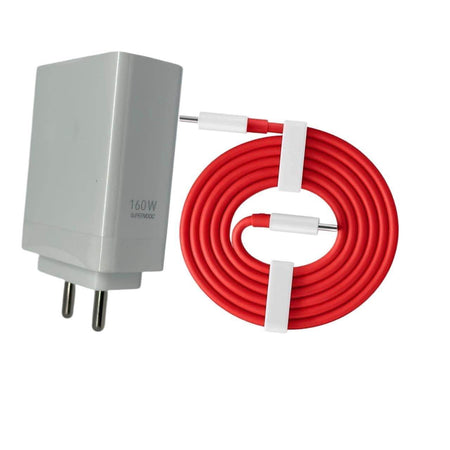 Jtp 160W Fast Charger Supervooc Compatible For Oneplus | 10T | 10R | 10 Pro | 9 Pro | 9Rt | 11R | 11 Pro (C To C Cable Include) - The Digital Hub