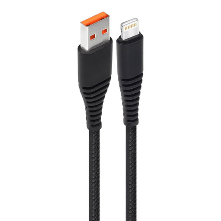 Phonokart Lightning Cable 1 M Pkrpdac-Blk (Compatible With iPhone, iPhone 12, iPhone 12 Mini, iPhone 11, Black) - The Digital Hub