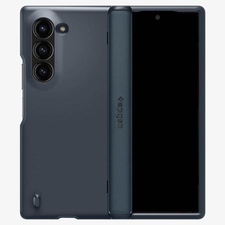 Spigen Slim Armor Pro Back Cover Case Compatible with Samsung Galaxy Z Fold 6 (TPU + Poly Carbonate | Metal Slate) - The Digital Hub
