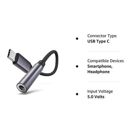 Care Case Jtp-142 Usb C To 3.5Mm Headphone Jack Adapter, Type C To Aux Audio Dongle Compatible With Samsung Galaxy S23 S22 S21 S20 Ultra S20+ Note 20, For Pixel 6 Pro/6, Ipad Pro (11In/12.9) And More - The Digital Hub