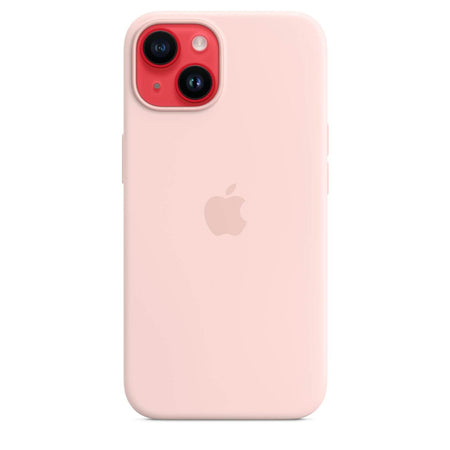 Apple iPhone 14 Silicone Case With Magsafe - Chalk Pink - The Digital Hub