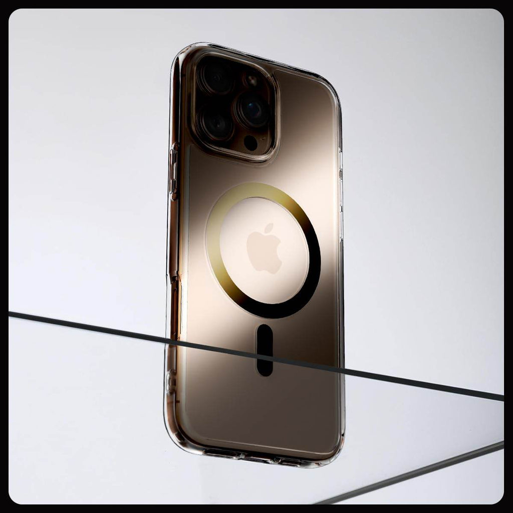 Spigen Ultra Hybrid Magfit Back Cover Case Compatible with iPhone 16 Pro Max (TPU + Poly Carbonate | Gold) - The Digital Hub