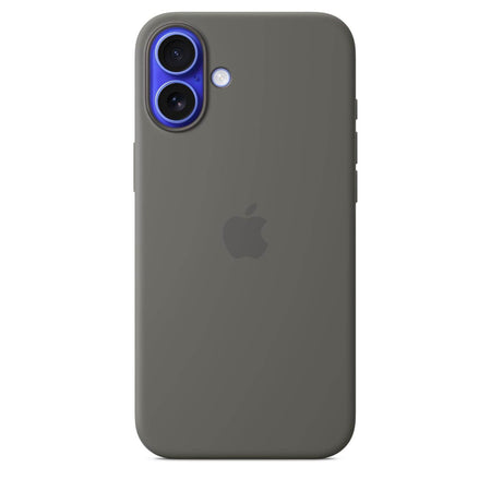 Apple iPhone 16 Plus Silicone Case With Magsafe - Stone Grey - The Digital Hub
