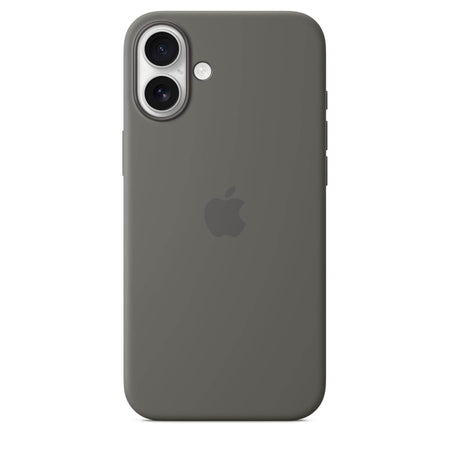 Apple iPhone 16 Plus Silicone Case With Magsafe - Stone Grey - The Digital Hub