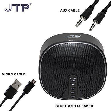 Jtp 10W Portable Mega Bass Bluetooth V5.0 Bt Speaker With Big 2000Mah Li-Ion Battery Hd Sound Compatible With All Android Smartphones/Tablets And Apple iPhone/Ipad (Free Netboon Micro Cable) - The Digital Hub
