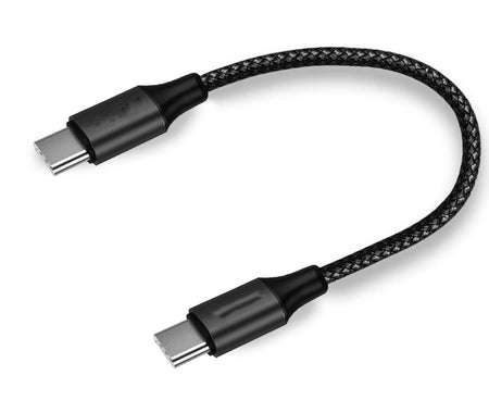 Jtp-27 Type C To Type C Short Fast Charging 65W Cable Compatible With Samsung Galaxy Z Fold3 5G, Z Flip3 5G, S22 5G, S22 Ultra, S21, S20, S20Fe, A52, A73, A53 - The Digital Hub