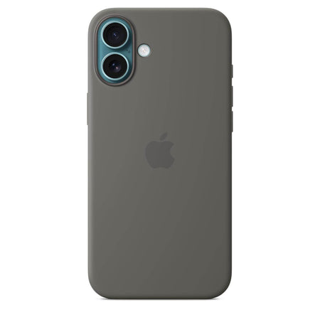 Apple iPhone 16 Plus Silicone Case With Magsafe - Stone Grey - The Digital Hub