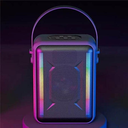 Jtp-J24 Portable Rechargeable Bluetooth Speaker 10W Rgb Light Wireless Music Subwoofer- (Black/Red/Green/Blue) Any Colour - The Digital Hub