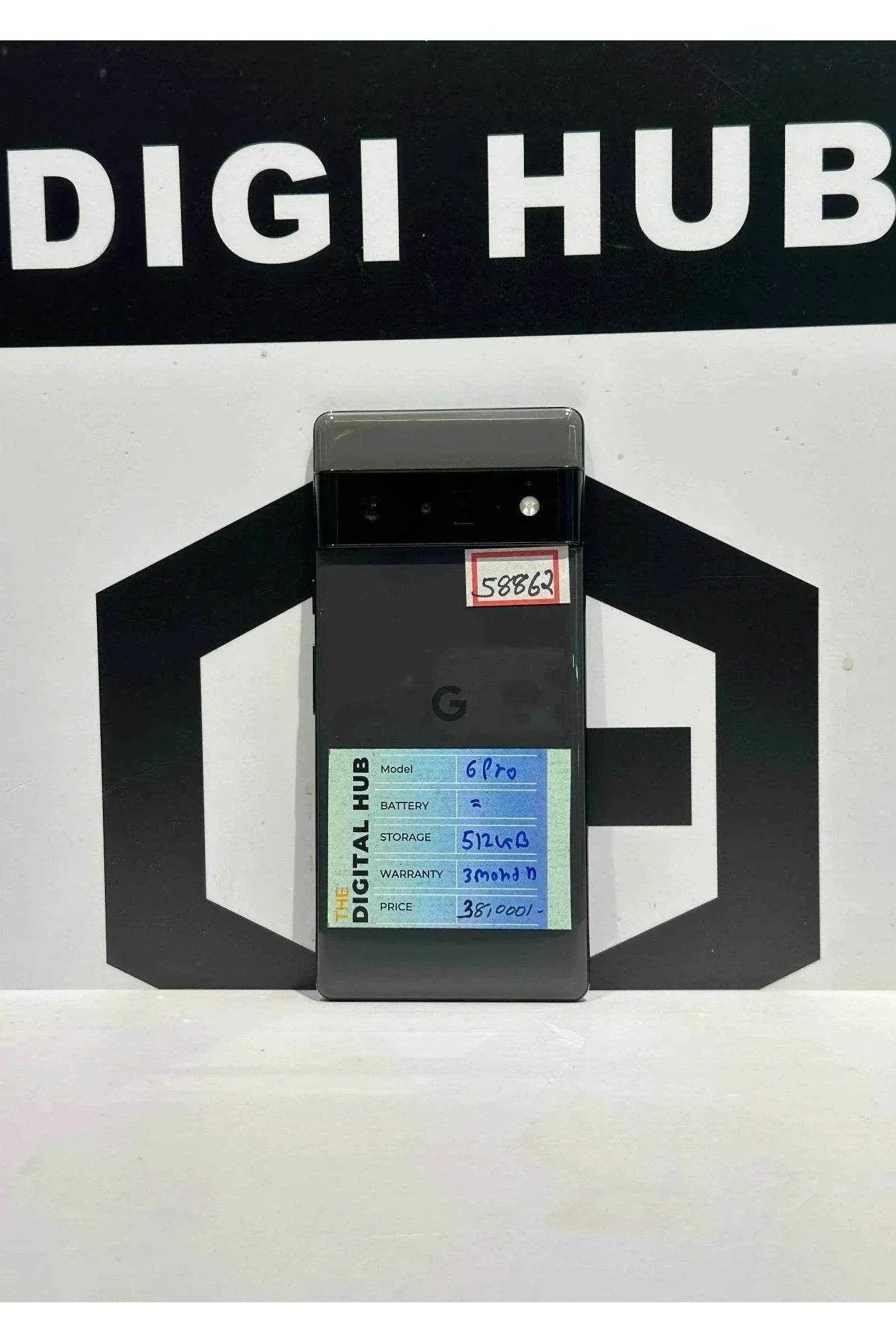 Google Pixel 6 Pro 512Gb Black - Product Id - 58862 - Pre-Owned - The Digital Hub