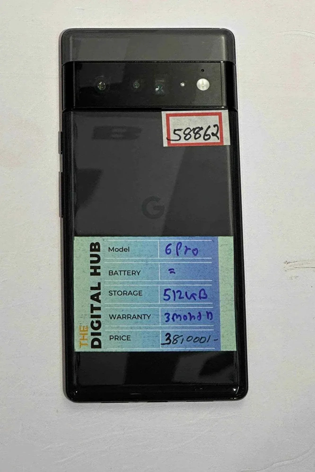 Google Pixel 6 Pro 512Gb Black - Product Id - 58862 - Pre-Owned - The Digital Hub