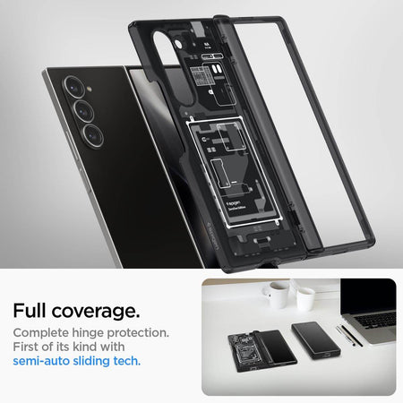 Spigen Ultra Hybrid Pro Back Cover Case Compatible with Samsung Galaxy Z Fold 6 (TPU + Poly Carbonate|Zero One),Clear - The Digital Hub