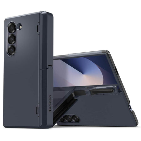 Spigen Tough Armor Pro P Back Cover Case Compatible with Samsung Galaxy Z Fold 6 (TPU + Poly Carbonate | Metal Slate) - The Digital Hub
