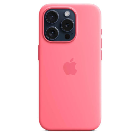 Apple iPhone 15 Pro Silicone Case With Magsafe - Pink - The Digital Hub