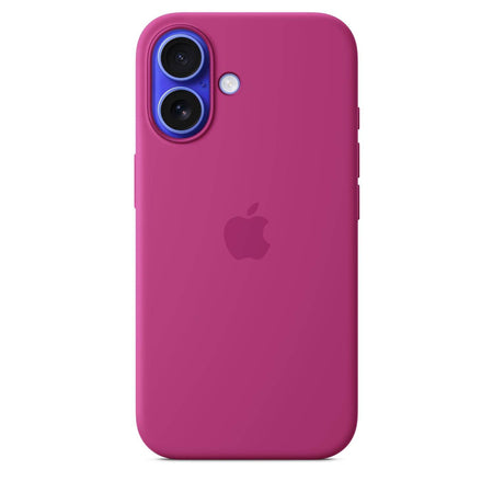 Apple iPhone 16 Silicone Case With Magsafe - Fuchsia - The Digital Hub