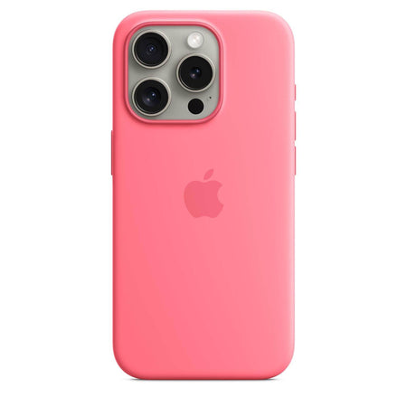 Apple iPhone 15 Pro Silicone Case With Magsafe - Pink - The Digital Hub