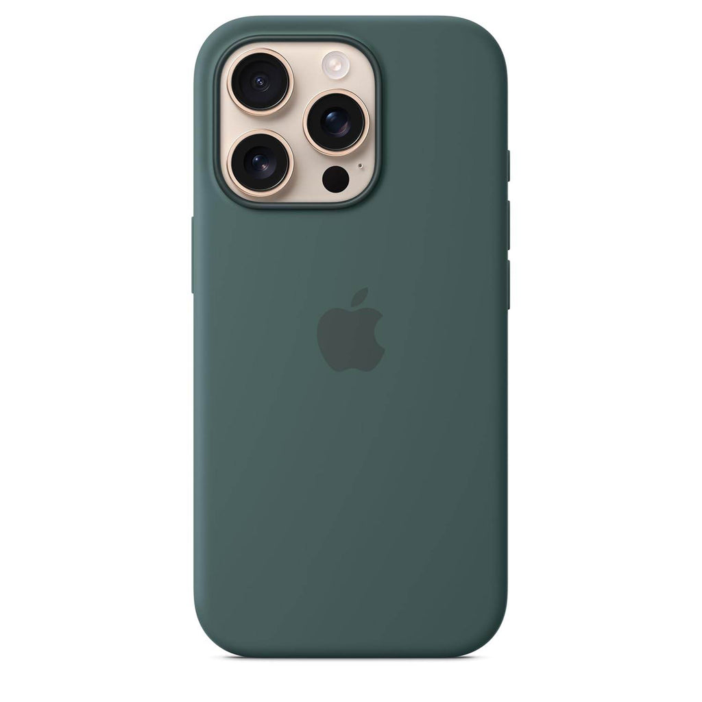 Apple iPhone 16 Pro Silicone Case with MagSafe - Lake Green - The Digital Hub