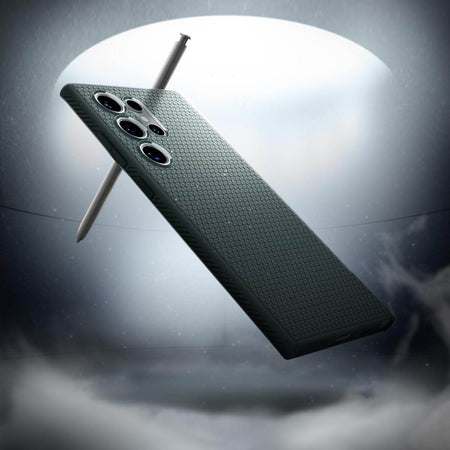 Spigen Liquid Air Back Cover Case Compatible With Galaxy S24 Ultra (Tpu | Abyss Green) - The Digital Hub