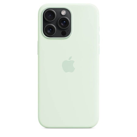 Apple iPhone 15 Pro Max Silicone Case With Magsafe - Soft Mint - The Digital Hub