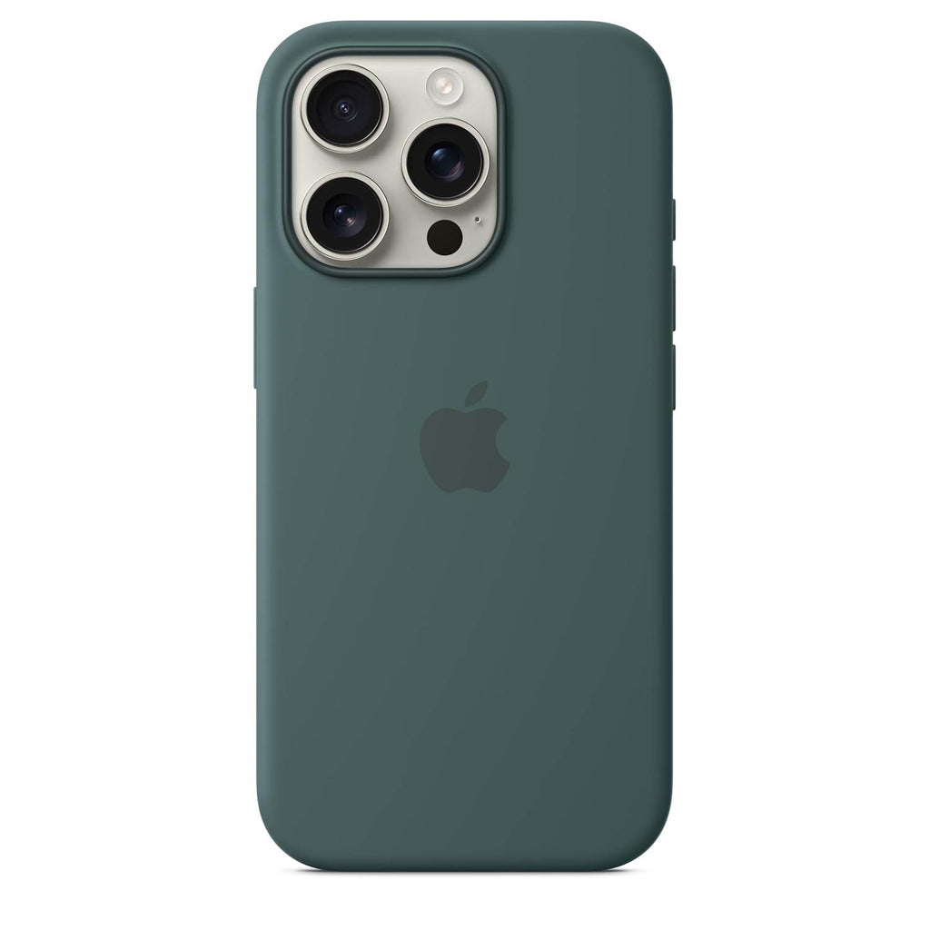 Apple iPhone 16 Pro Silicone Case with MagSafe - Lake Green - The Digital Hub