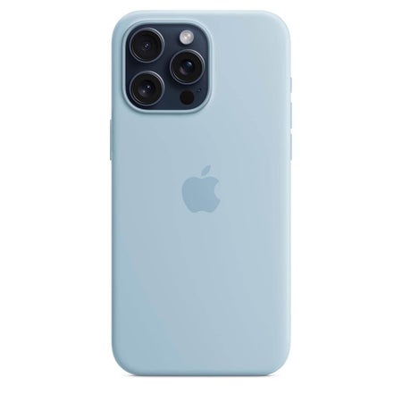 Apple iPhone 15 Pro Max Silicone Case With Magsafe - Light Blue - The Digital Hub
