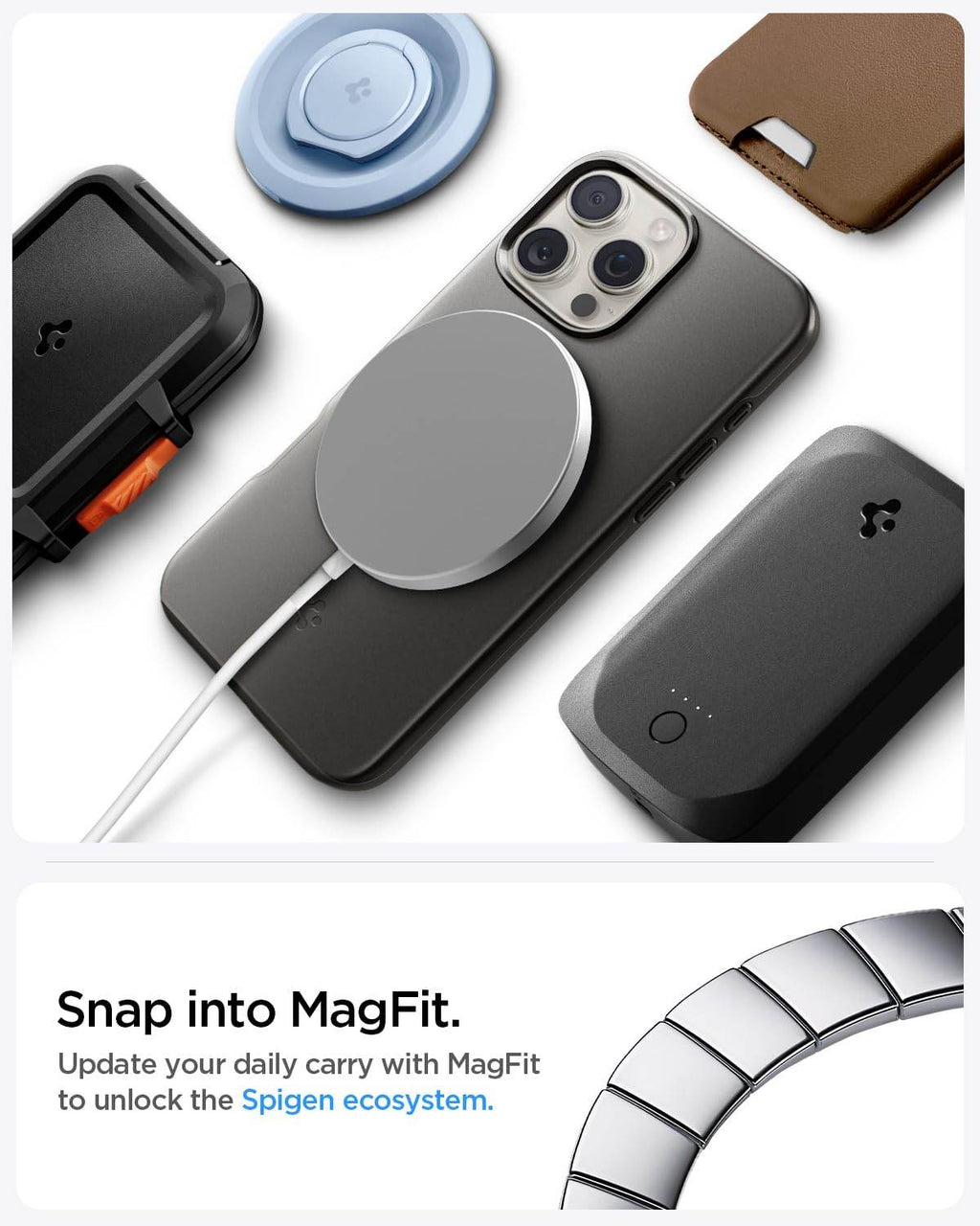 Spigen Thin Fit Magfit Back Cover Case Compatible with iPhone 16 Pro Max (TPU + Poly Carbonate | Gunmetal) - The Digital Hub