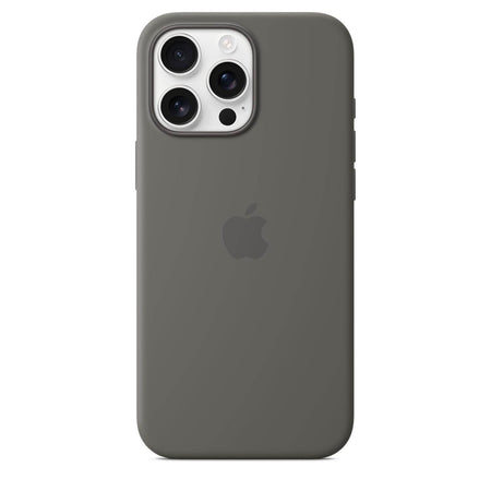Apple iPhone 16 Pro Max Silicone Case With Magsafe - Stone Grey - The Digital Hub