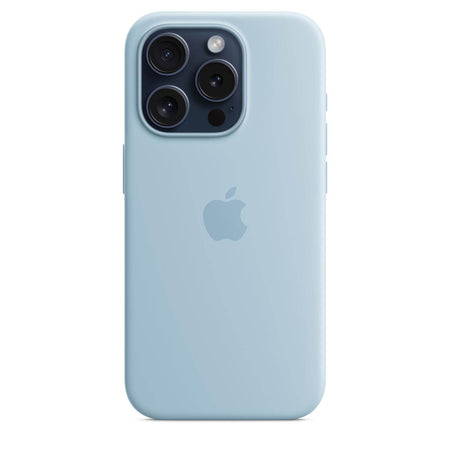 Apple iPhone 15 Pro Silicone Case With Magsafe - Light Blue - The Digital Hub