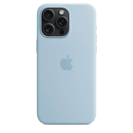 Apple iPhone 15 Pro Max Silicone Case With Magsafe - Light Blue - The Digital Hub